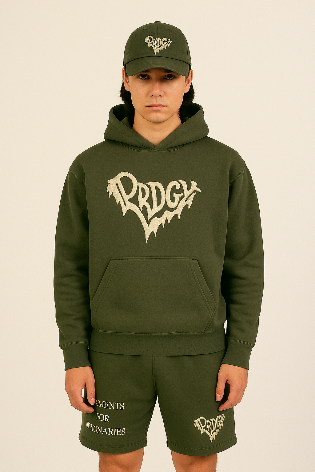 PRDGY Stitched Heart Hoodie